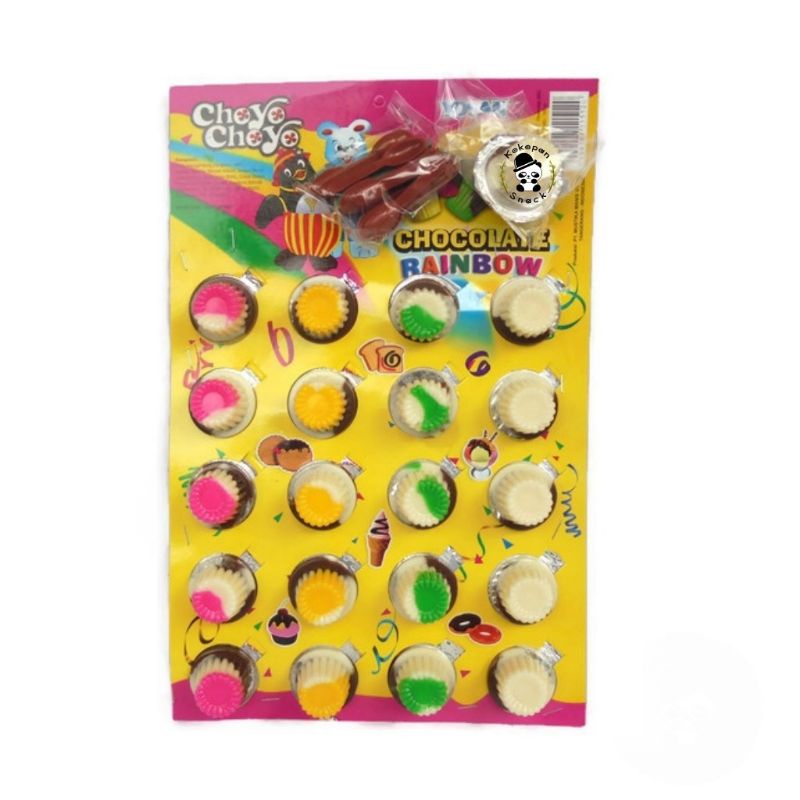 

YOSAN CHOYO CHOYO/COKLAT RAINBOW CUP ISI 20 PCS