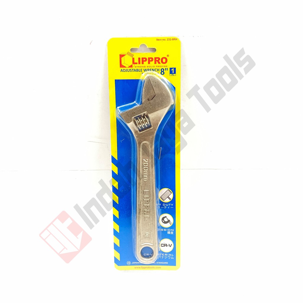 LIPPRO 232-8RH Kunci Inggris 8 Inch - Adjustable Wrench Kunci Bago