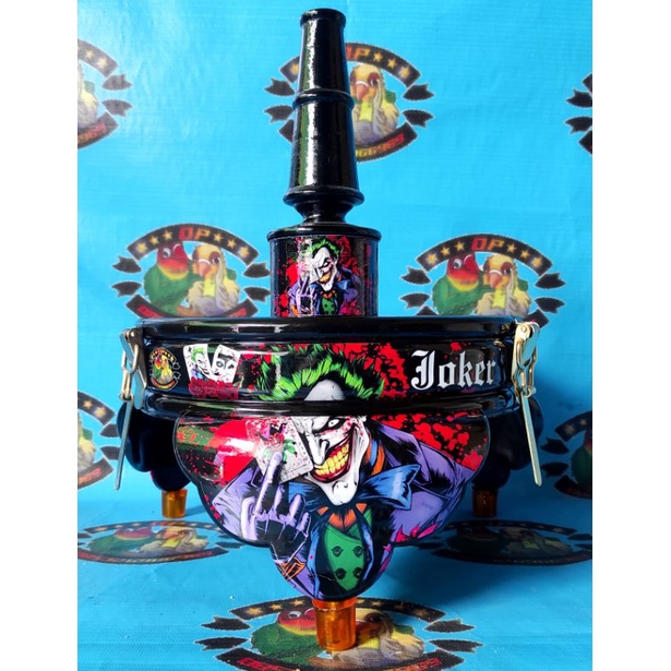 TEBOK PVC KANDANG PLECI BERMOTIF JOKER
