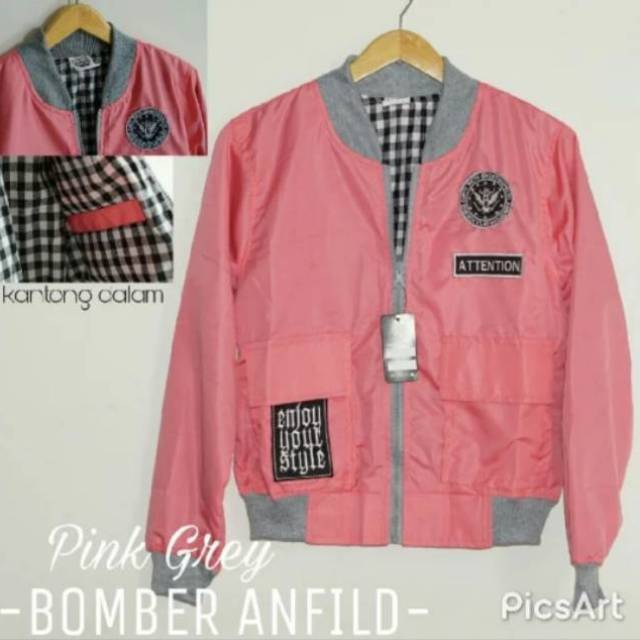  Gambar  Jaket  Bomber Wanita  Dan Harganya Inspirasi Desain 