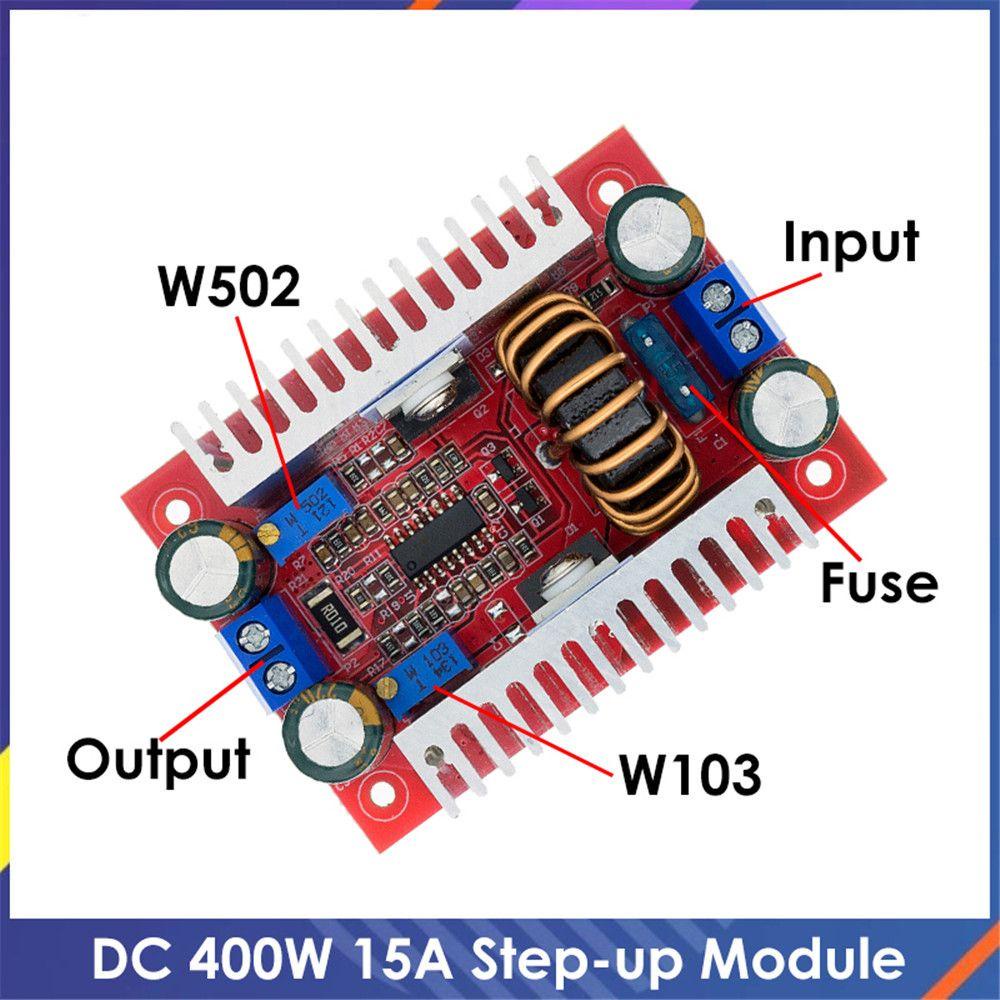 Preva Modul Step Up Non Isolasi 8.5-50V Ke 10-60V Konstan Arus Power Supply DC-DC