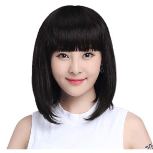 wig rambut pendek lurus 232