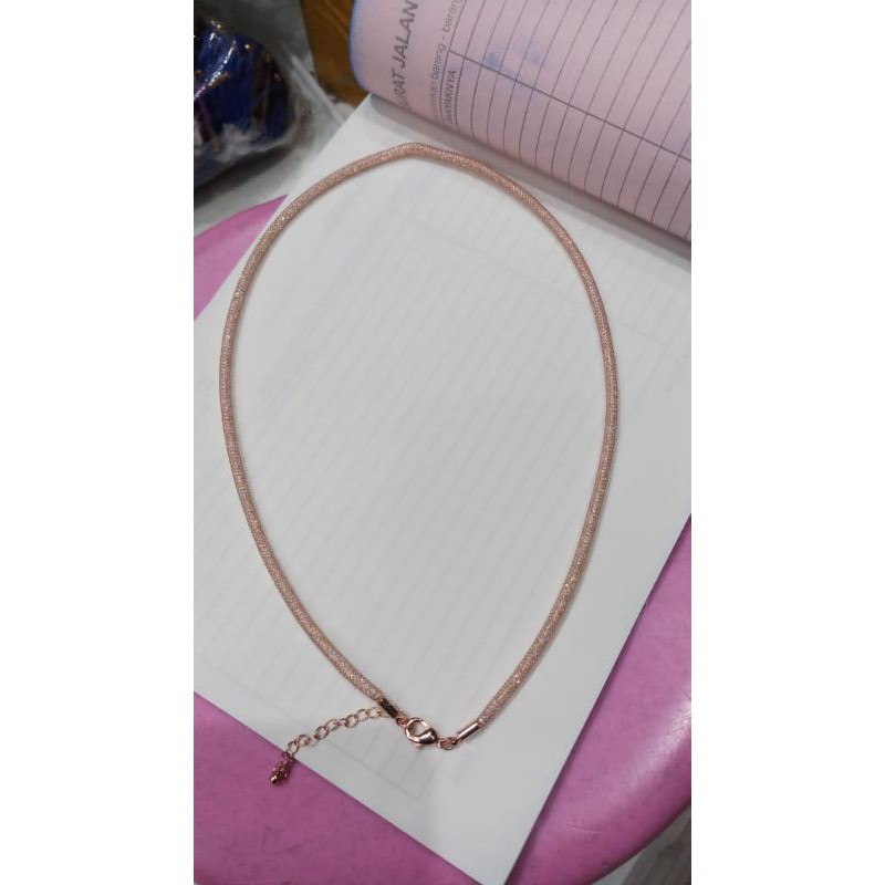 kalung/gelang kawat gliter 2 in 1