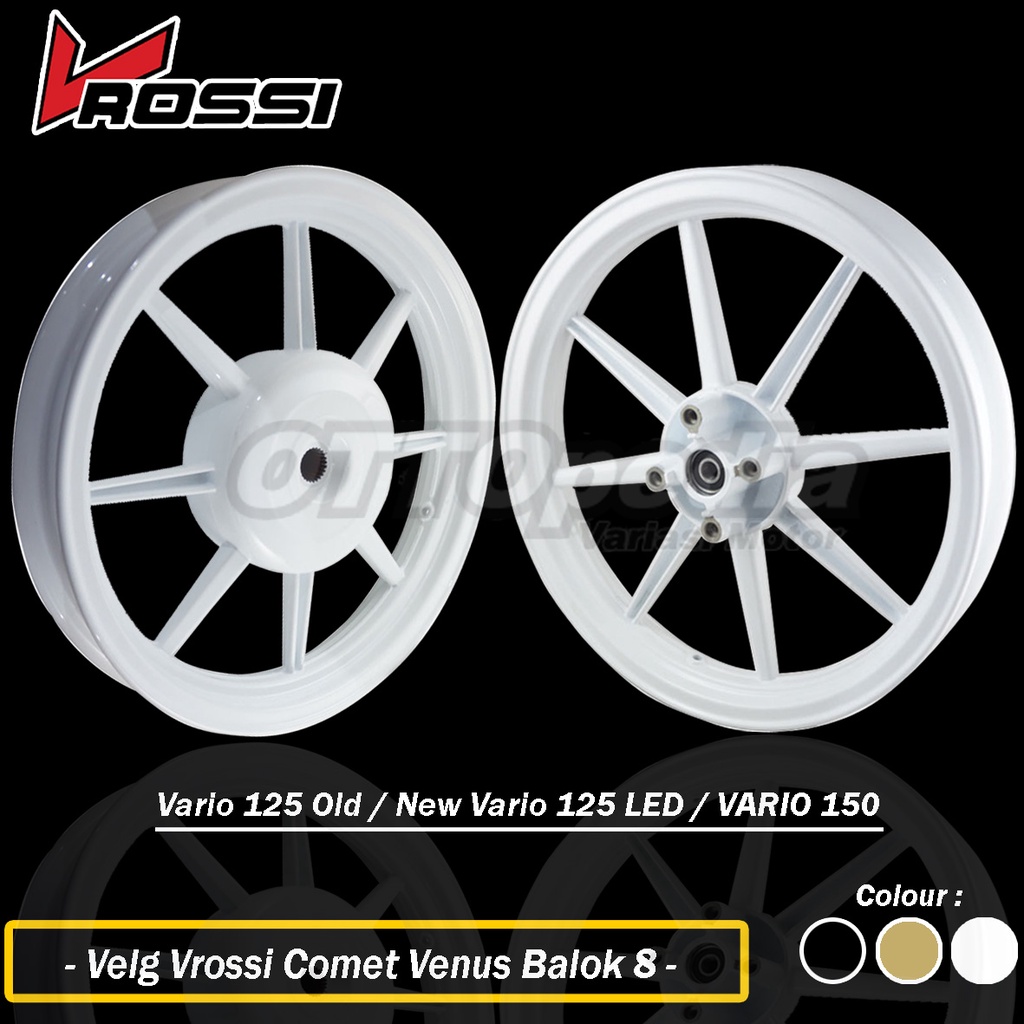 Velg Vrossi VOX Comet Vario 125/Vario 150 Fi Esp Balok 8 P8 Ring 14 Lebar 185/215