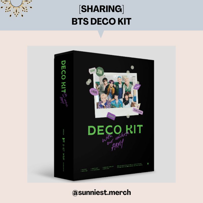[DP][PO] SHARING BTS DECO KIT