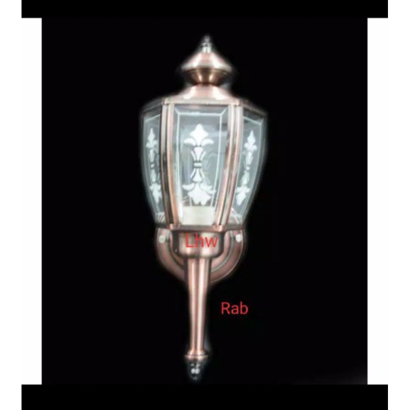 lampu hias dinding / lampu hias klasik - silver