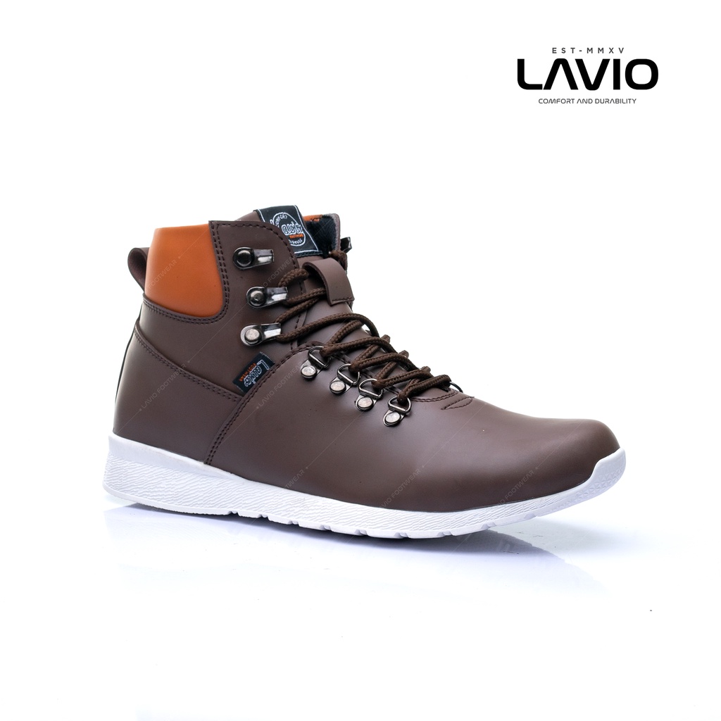 sepatu casual pria original sneakers ujung besi lavio calio cocok untuk touring jalan-jalan