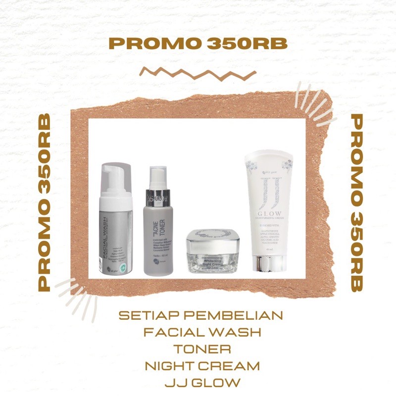 promo msglow/skincare bpom/aman untuk busui/paket hemat
