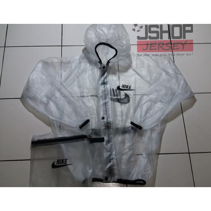 Best Seller - Jas Hujan Nike Transparan / Raincoat Nike AP52