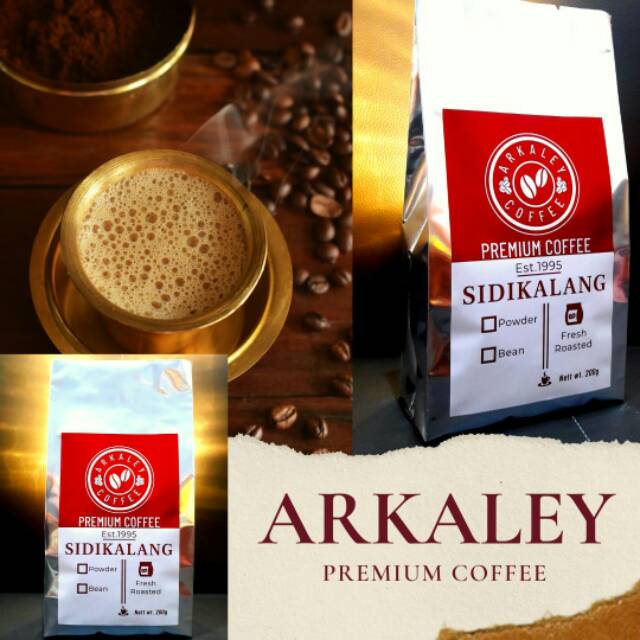 

Kopi Sidikalang Premium Coffee Arkaley 200gr Bubuk dan Biji