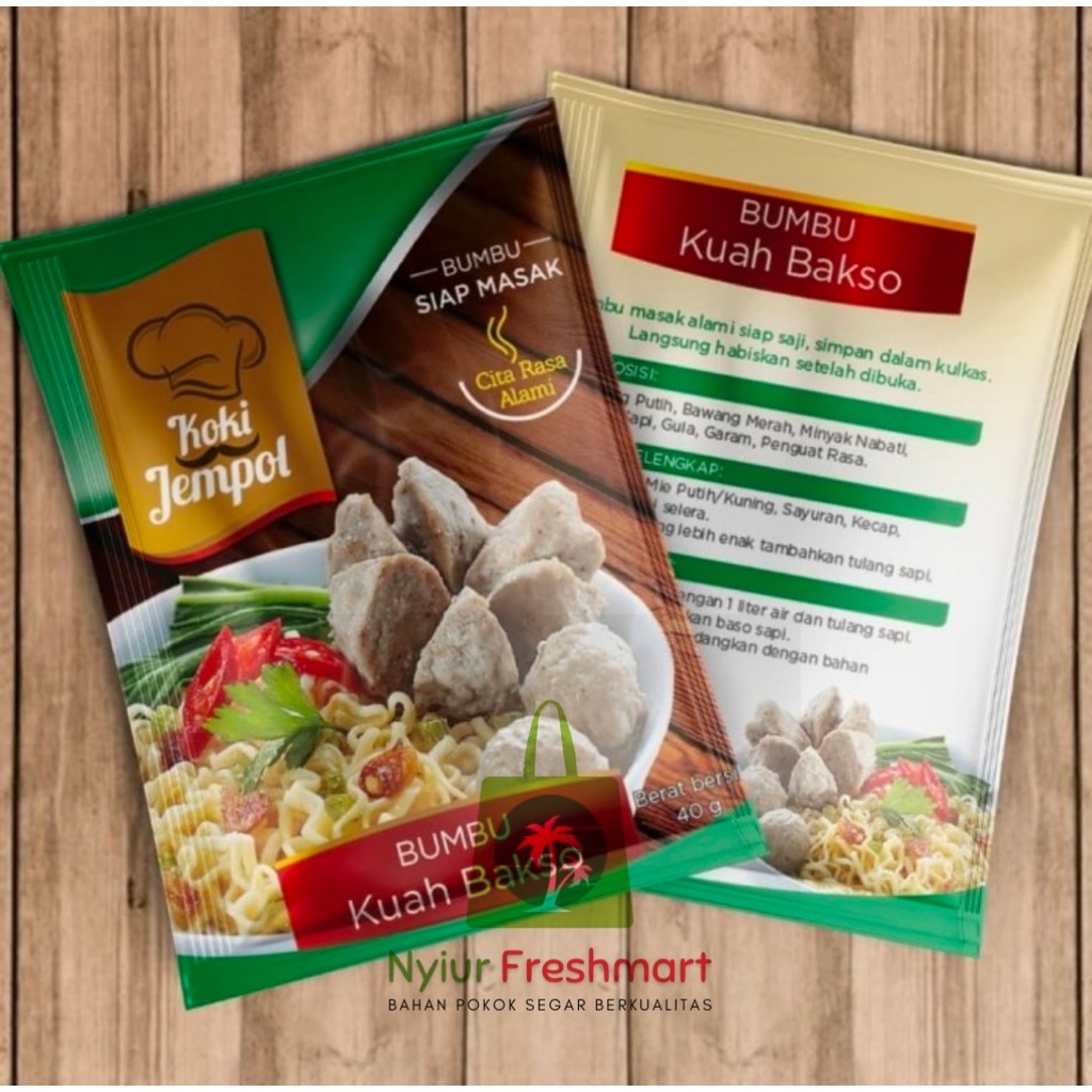 

TOPI KOKI JEMPOL BUMBU KUAH BAKSO/ TOM YUM