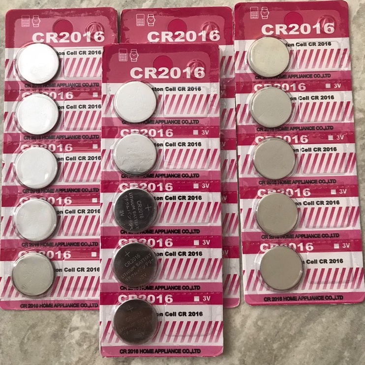 Baterai Batre CR2016 CR 2016 Lithium Button Cell Battery Mainan Kalkulator Jam Tangan 3V