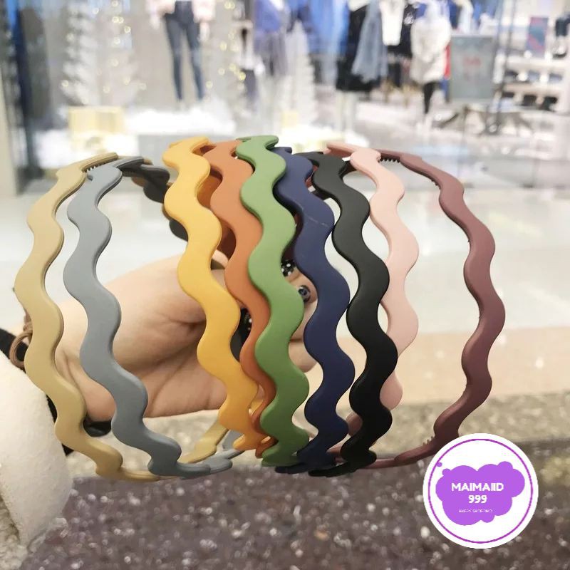 COD BANDO ZIGZAG BEZEL DOFF KOREA BANDO RAMBUT DEWASA IMPORT