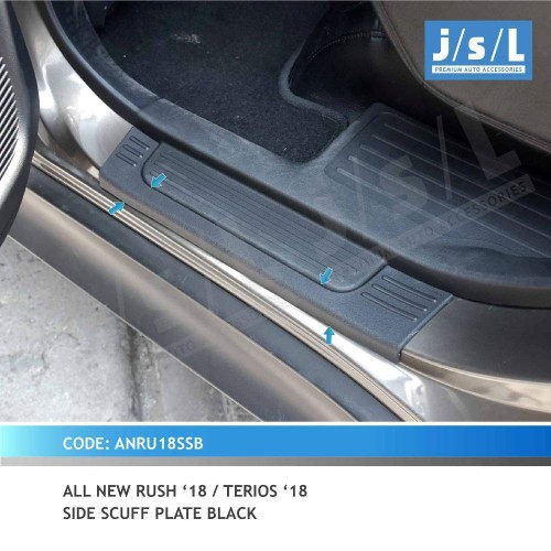 Sillplate Samping All New Rush 2018 Black