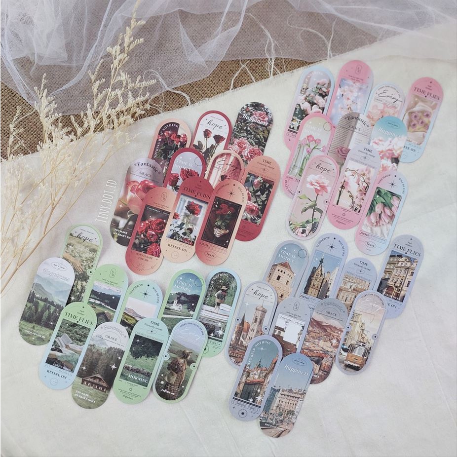 

Deco Sticker - Romantic Aesthetic Scenery (10 pcs)