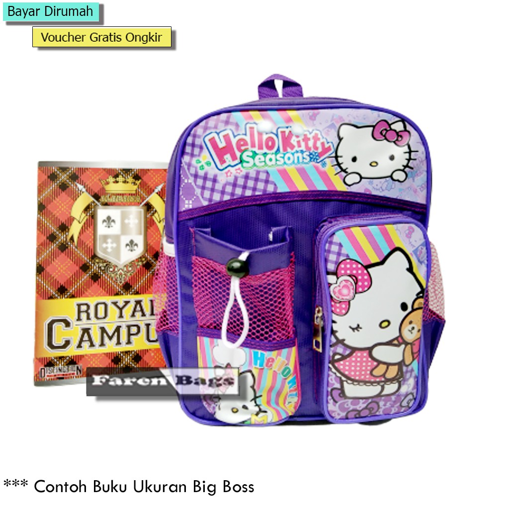 {Paket} Tas Sekolah Anak PG-SD (Tas-Botol Minum-Set Alat tulis) Tas Ransel Anak TK dan Play group