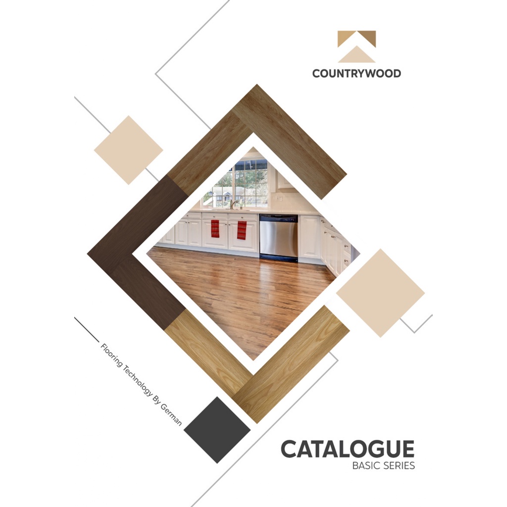 Lantai Kayu Parket Countrywood Tebal 8,3mm