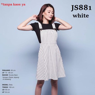  Baju  kodok  overall motif salur garis stripe bangkok style 