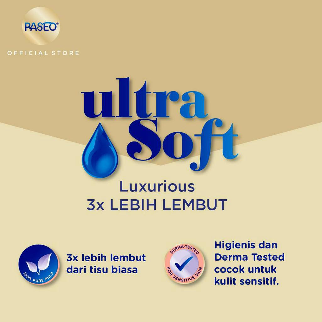 Paseo Ultra Soft Tissue Wajah Soft Pack 100 Sheets-1