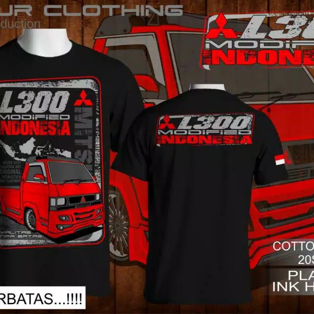 BAJU KAOS L300 PICK UP ORIGINAL COMBED 24s KAOS ELSA MANIA INDONESIA KAOS PICK UP MANIA ELSA TERBARU KAOS PICK UP BAJU PICK UP KAOS L300 MODIF MBOIS KAOS ELSAPEK KAOS DISTRO PICK UP RFOUR TRUCK APPARELL