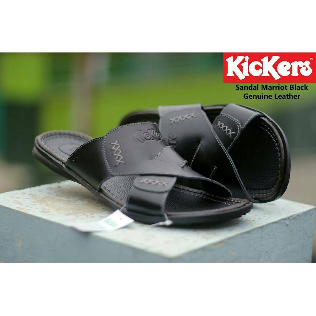 Sandal Pria Santai Kasual Sandal Casual Jalan Kerja Sol Empuk Original Laki Cowok Kulit Kickers Mari