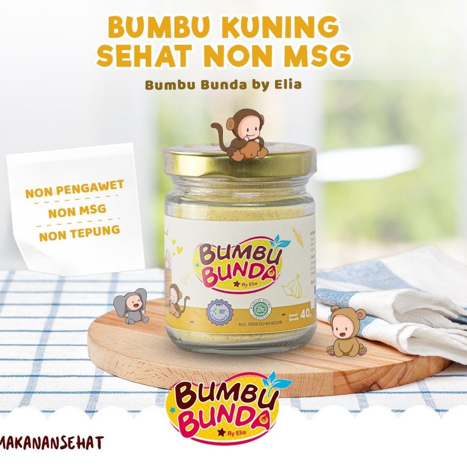 Paling Ekonomis Bumbu Bunda Elia - BPOM Bumbu Non MSG / Bumbu MPASI / Kaldu MPASI / Kaldu Bayi / Bum