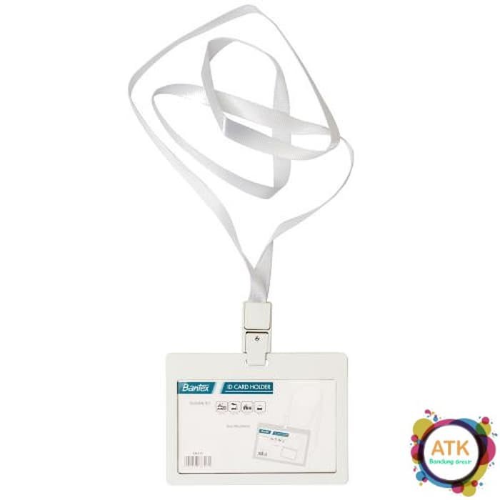 

BANTEX ID Card Holder Larnyard Landscape [8863-07] White