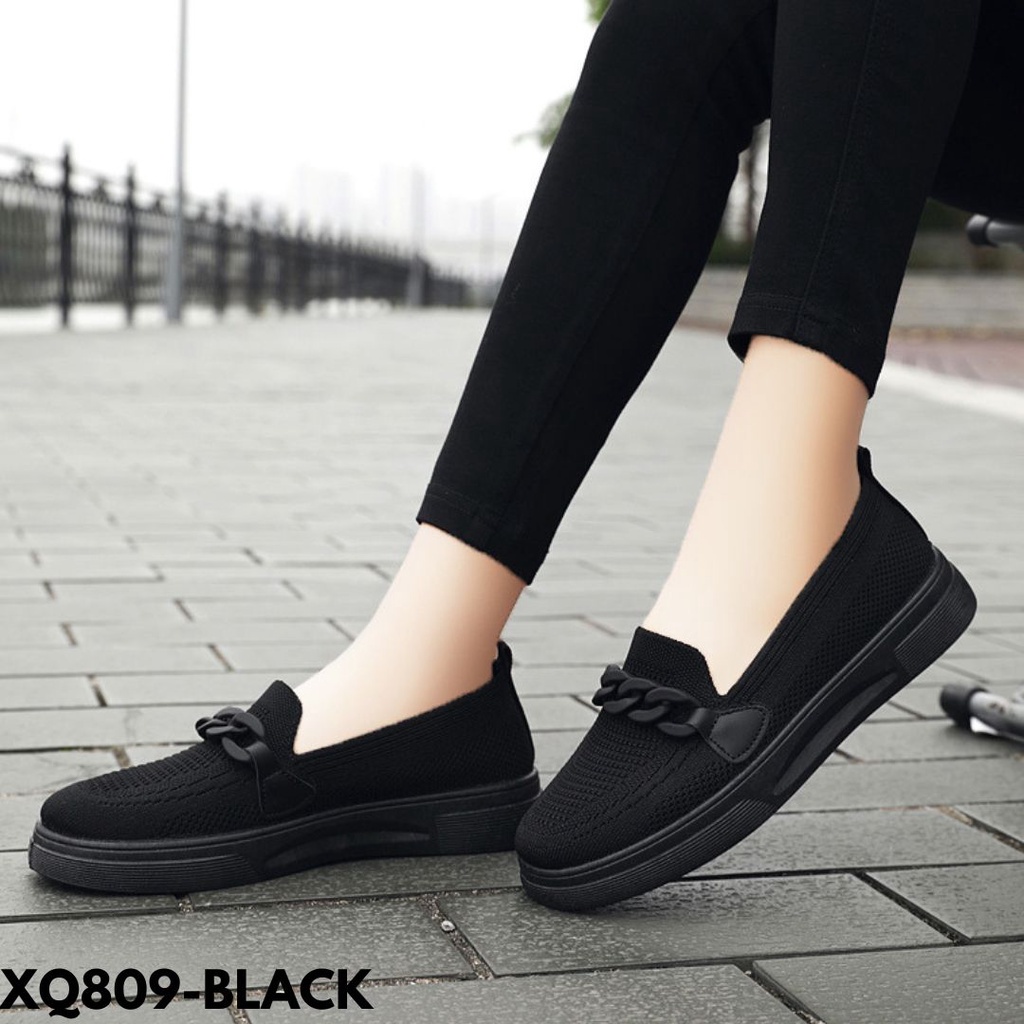 Gypsy - Pedal Sneakers Wanita Slip On Import Sneaker Snakers Korea Seoatu Snekers Cewek Snikers Snackers Kasual Flatshoes XQ809