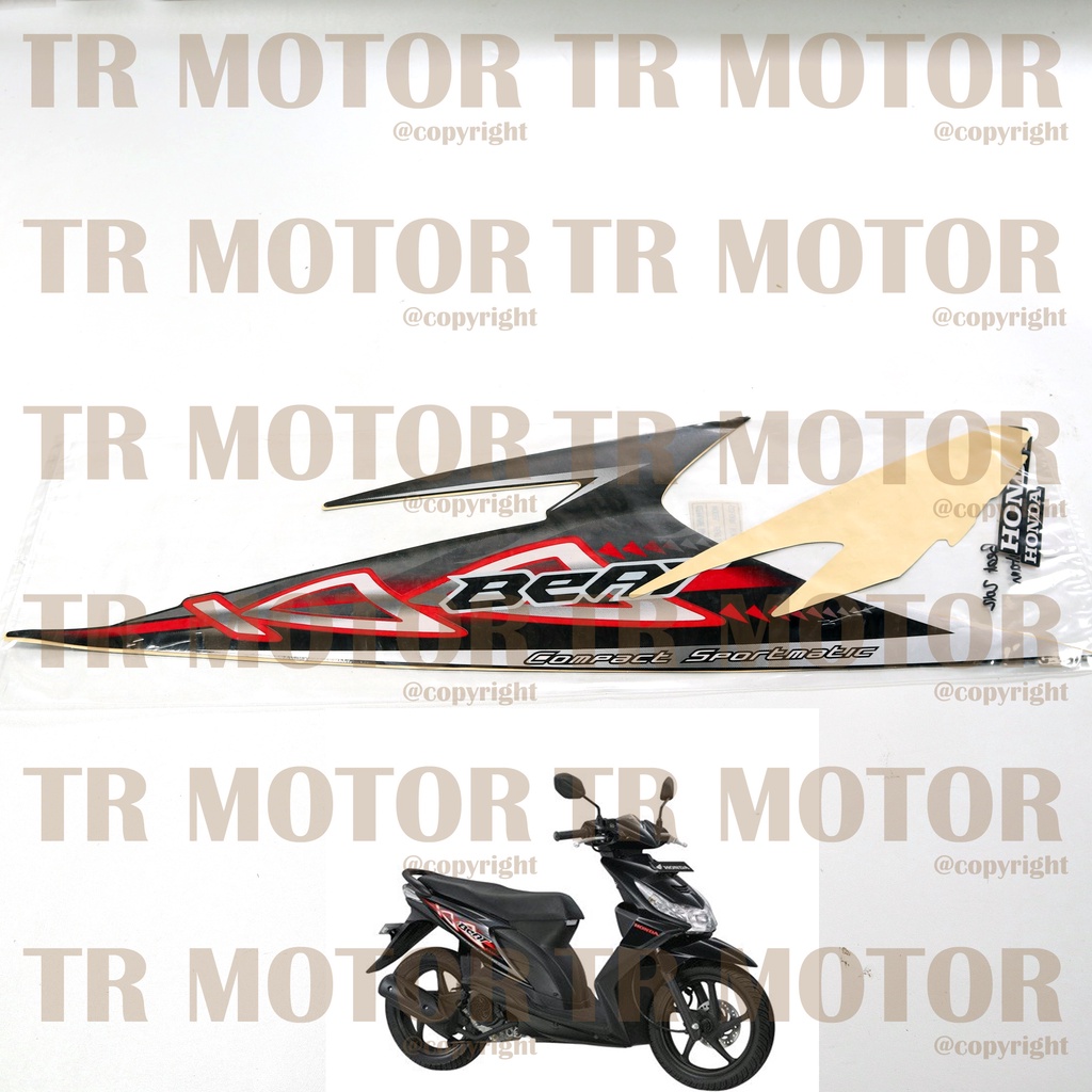 Stiker Motor Beat 2012 Karbu Sticker Striping Full Body Motor