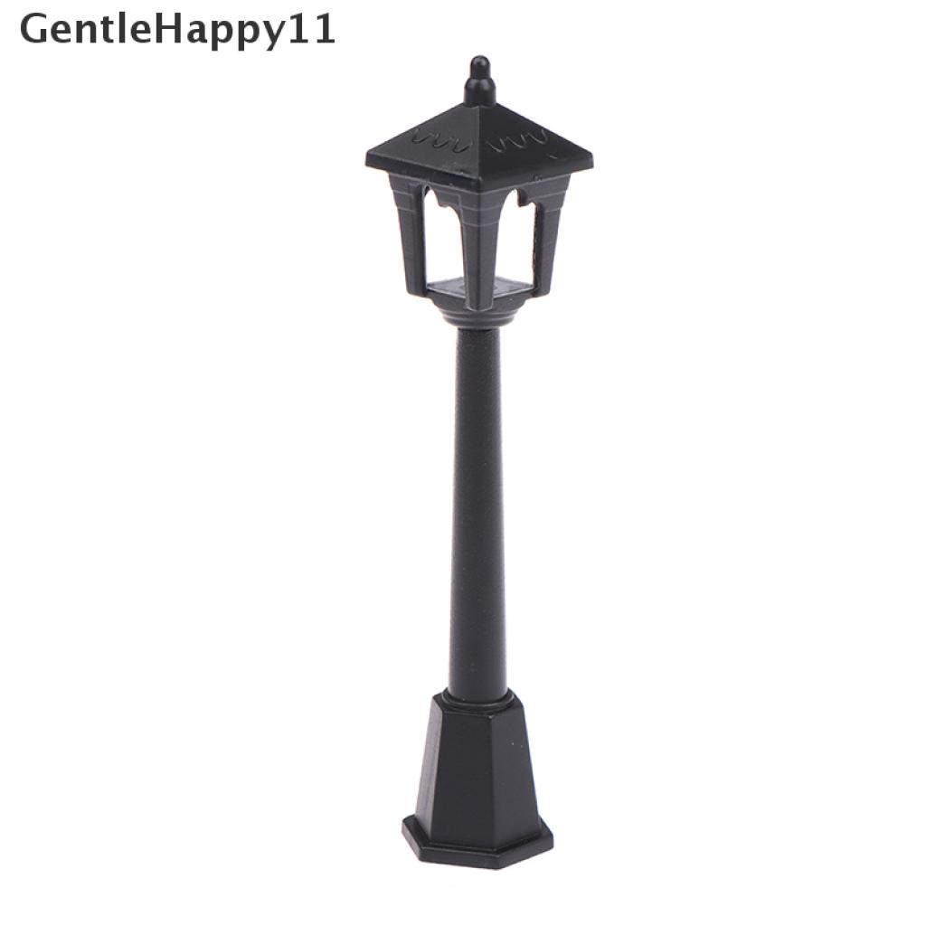 Gentlehappy 1Pc Lampu Mini Lampu Jalan Model Mikroskop Untuk Dekorasi Miniatur Rumah Boneka