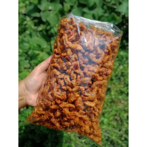 

Usus Krispy pedas daun jeruk 1kg