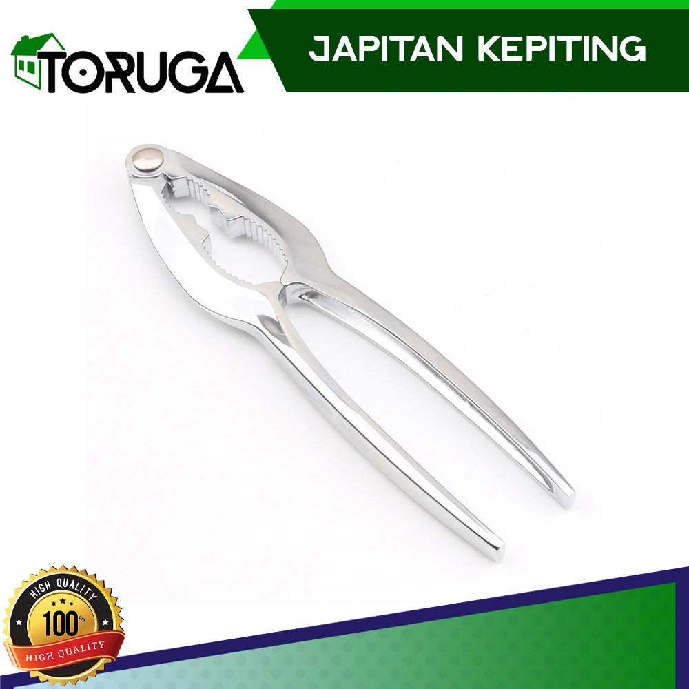 Jepitan Pemecah Cangkang Kepiting Stainless Capitan Kepiting Walnut Clip Penjepit Pencapit Crab