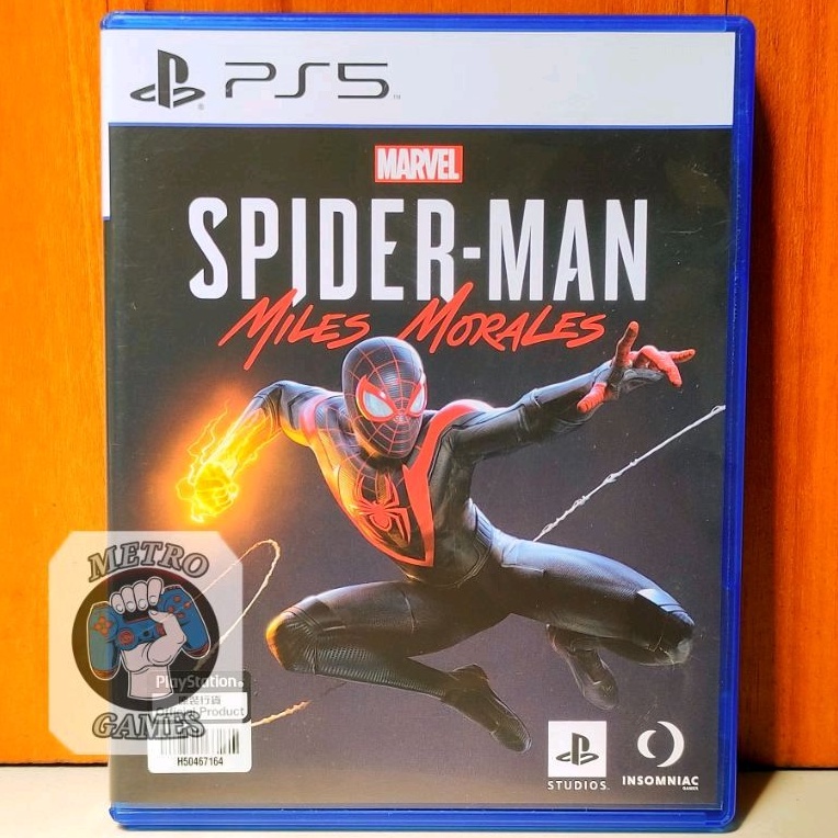 Spiderman Miles Morales PS5 Kaset Spider-Man Milesmorales Playstation PS 4 5 Marvel CD BD Game Spidey Spider Man Games PS5 Region 3 Asia Reg3 Reg 3 ps4 ps5 Super hero heroes laba laba superhero avengers spidermen men goty mainan gim anak seru petualangan