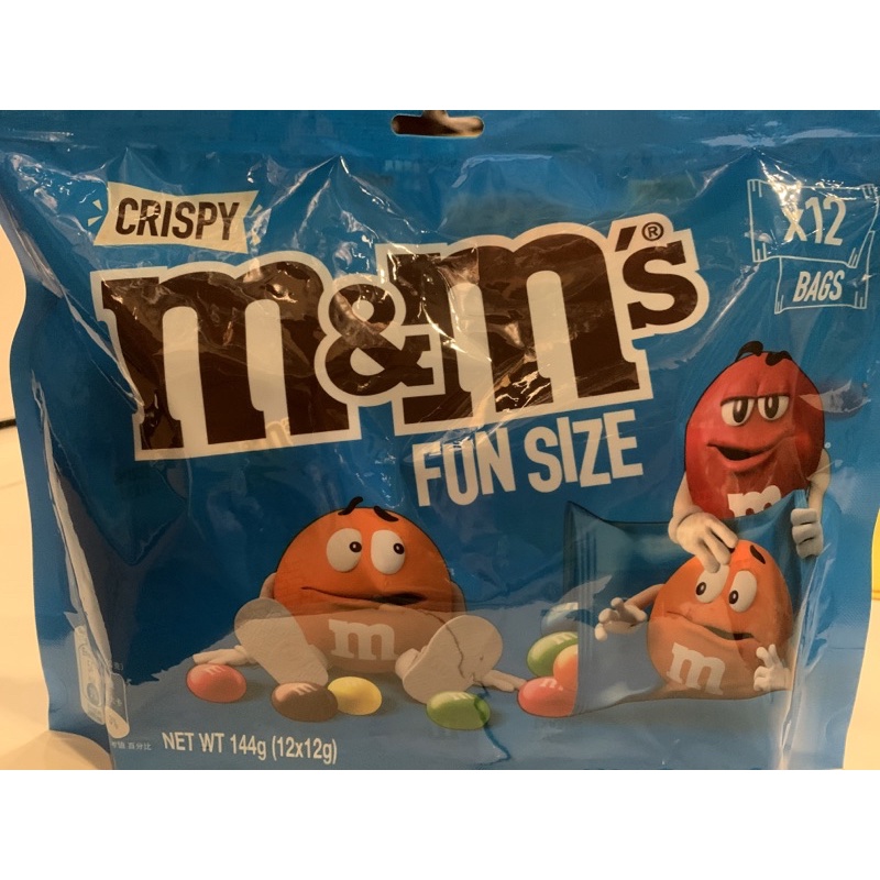 

M&M’s crispy Fun size (12 bags x 12g)