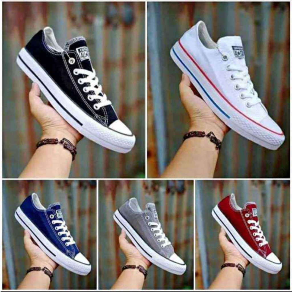 Sepatu Allstar Chuck Taylor 2 Klasik Sepatu Sekolah Hitam Putih Murah