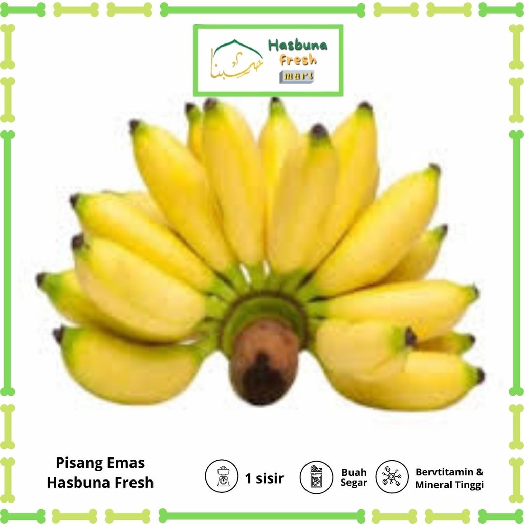 

Pisang Emas Hasbuna fresh mart 1 Sisir