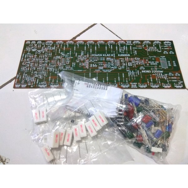 Power Amplifier Class H 2200Watt DIY Kit 316