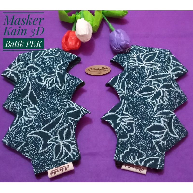Masker PKK / Masker Kain 3D (EVO) / Masker Hibatulloh