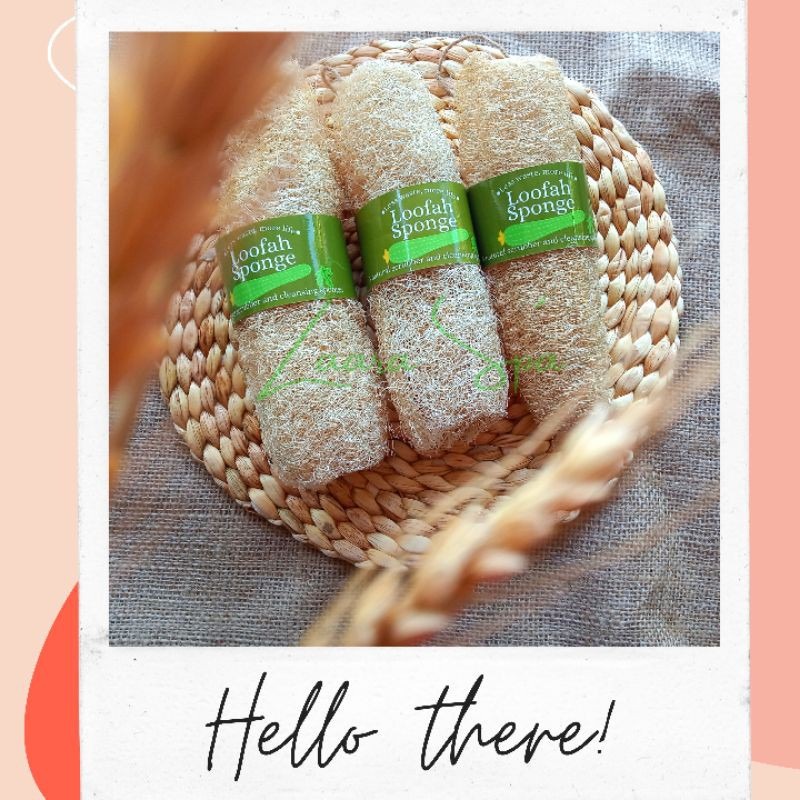 Gambas Loofah Serat Oyong Spon Mandi, Cuci Piring, Herbal Natural