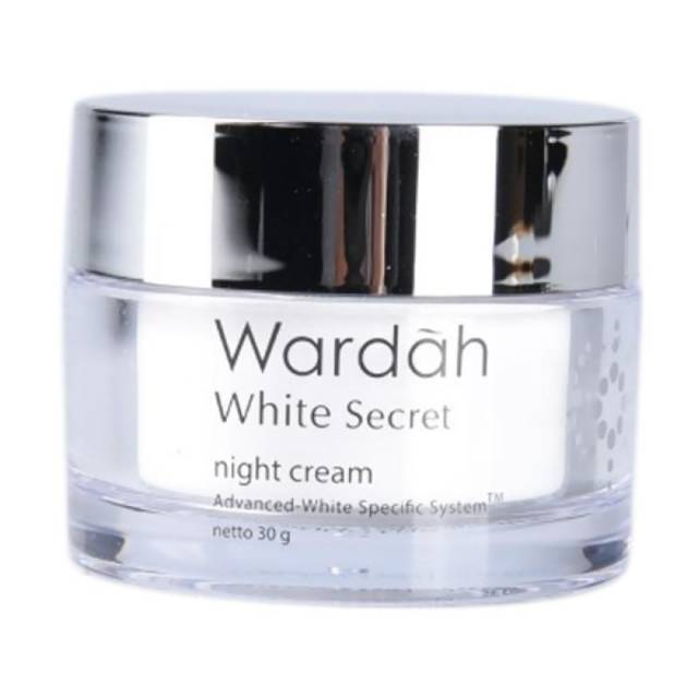 Wardah White Secret Night Cream 30gr Krim malam