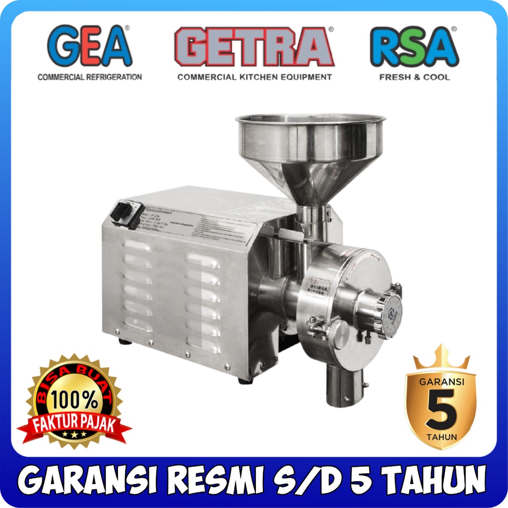 DISC MILL MESIN PENEPUNG KHUSUS BAHAN KERING GETRA SY-2200 ORIGINAL