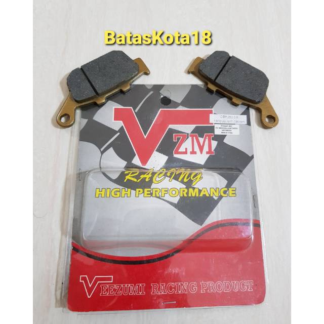 Kampas Rem Belakang Disc Pad Belakang CBR250 merek Veezumi