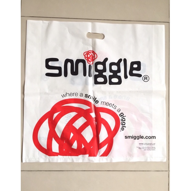 

Smiggle Plastic Bag Size Super Big Original Authentic