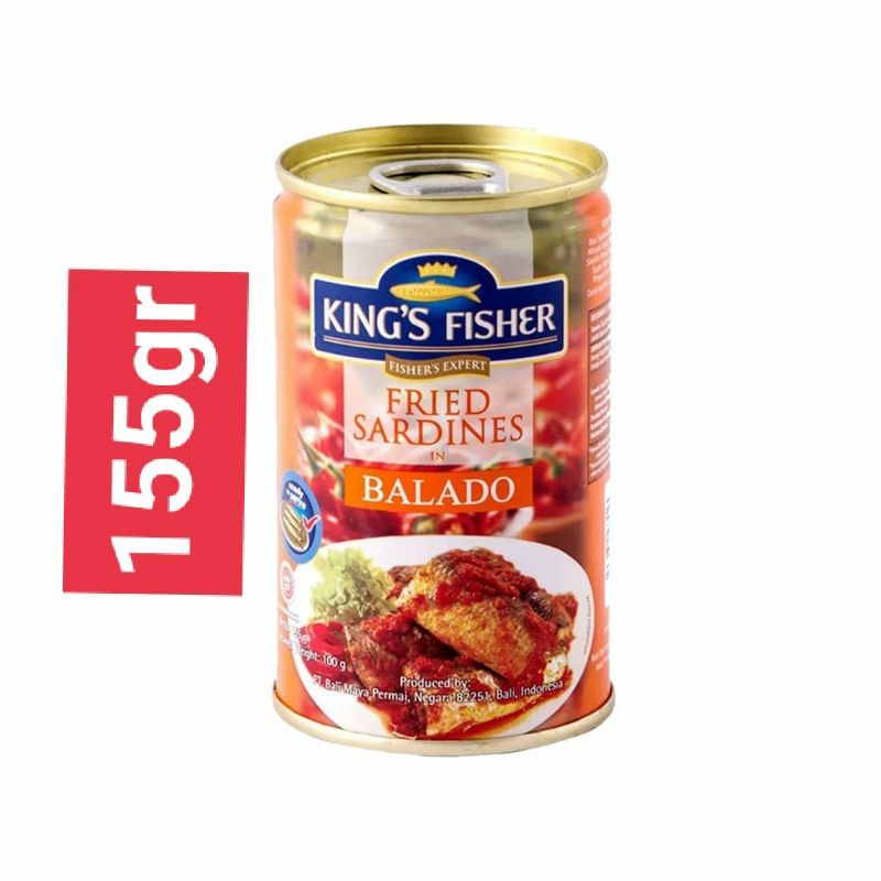 King's fisher sarden 155gr / makerel 155gr / ikan sarden