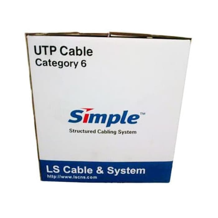 Jual Kabel Ls Utp Cat 6 Original Cable Lan Utp Cat6 Ls Shopee Indonesia