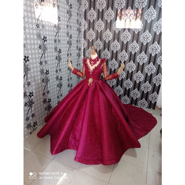 SALE COUPLE GAUN JAS READY Gaun Pengantin Syahrini Ballgown Kebaya Akad Bridal Mewah