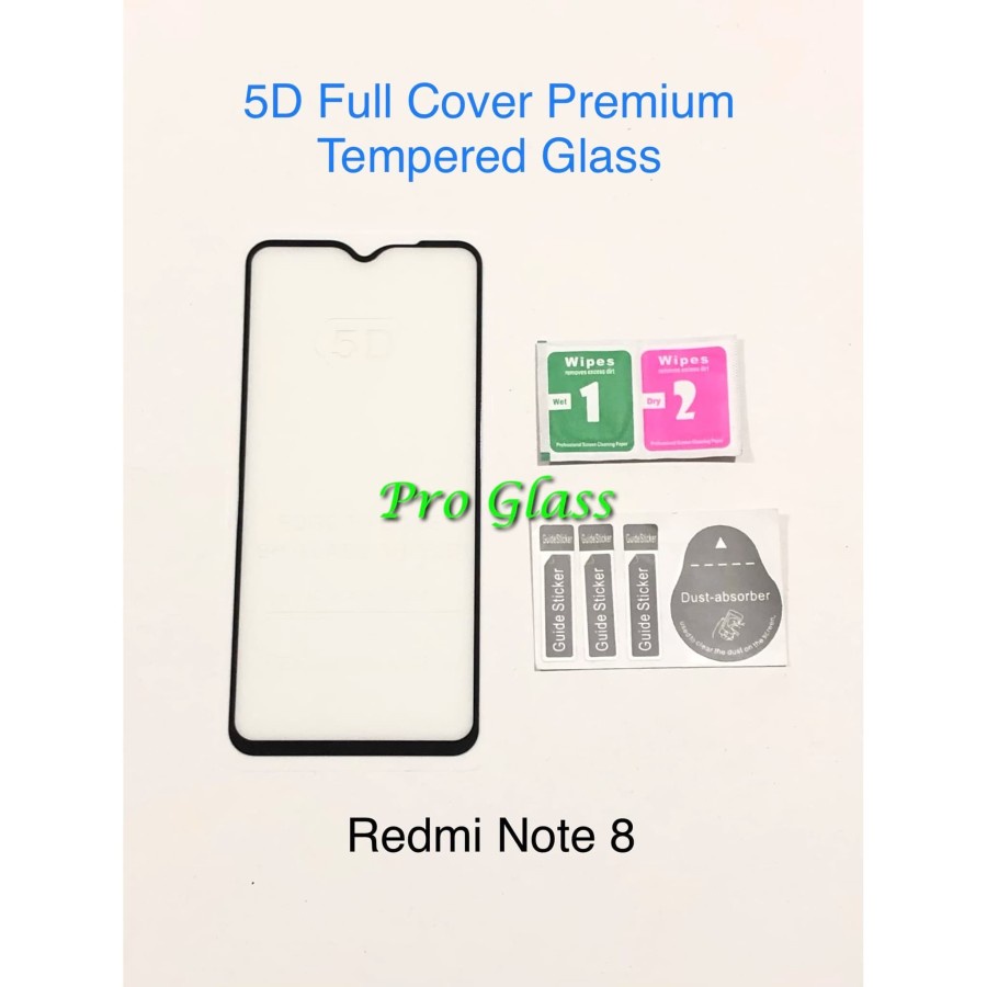 Xiaomi Redmi NOTE 8 3D 4D 5D Full Cover Premium Tempered Glass