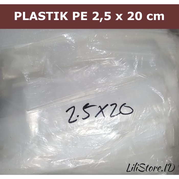 

LAINNYA-KEMASAN-MINUMAN- PLASTIK PE 2,5 CM X 20 CM (1 KG/ 2450PCS) -MINUMAN-KEMASAN-LAINNYA.