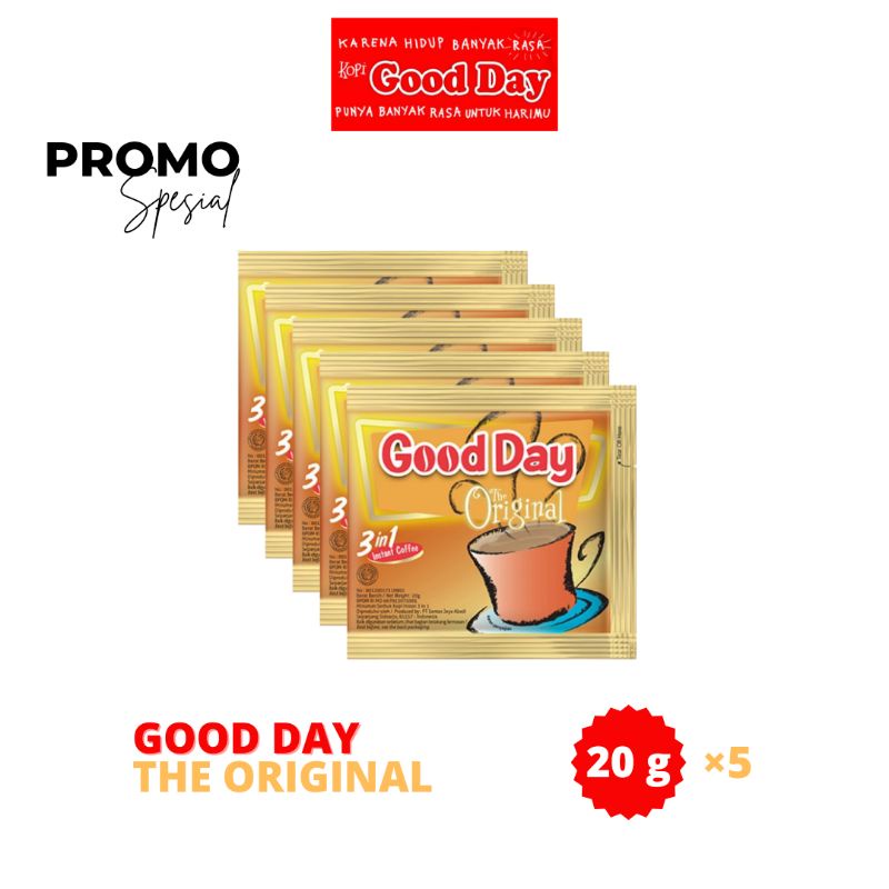 

GOOD DAY THE ORIGINAL 20 G × 5 SACHET