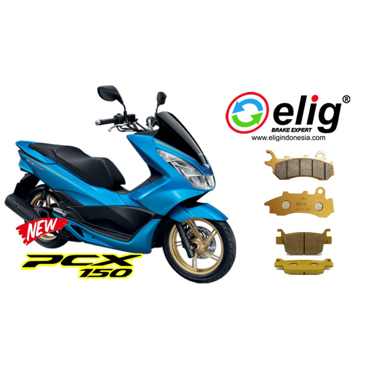 DISPAD KAMPAS REM DEPAN PCX CBS LOKAL 2018 KE ATAS EM380 ORIGINAL ELIG